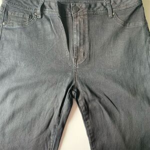 Avenue Denim Women's Petites Bootcut Jeans Black Size 18 Classic 5-Pocket